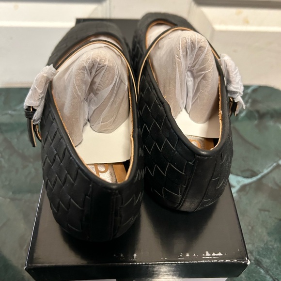 DV Dolce Vita Mulaney Mary Jane Black Woven Shoes - Picture 4 of 7